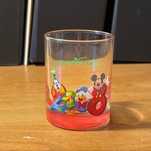 Walt Disney World 2008 Shot Glass Mickey Donald Goofy Pluto -  New